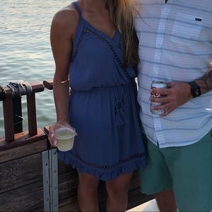 Ocean drive blue summer dress